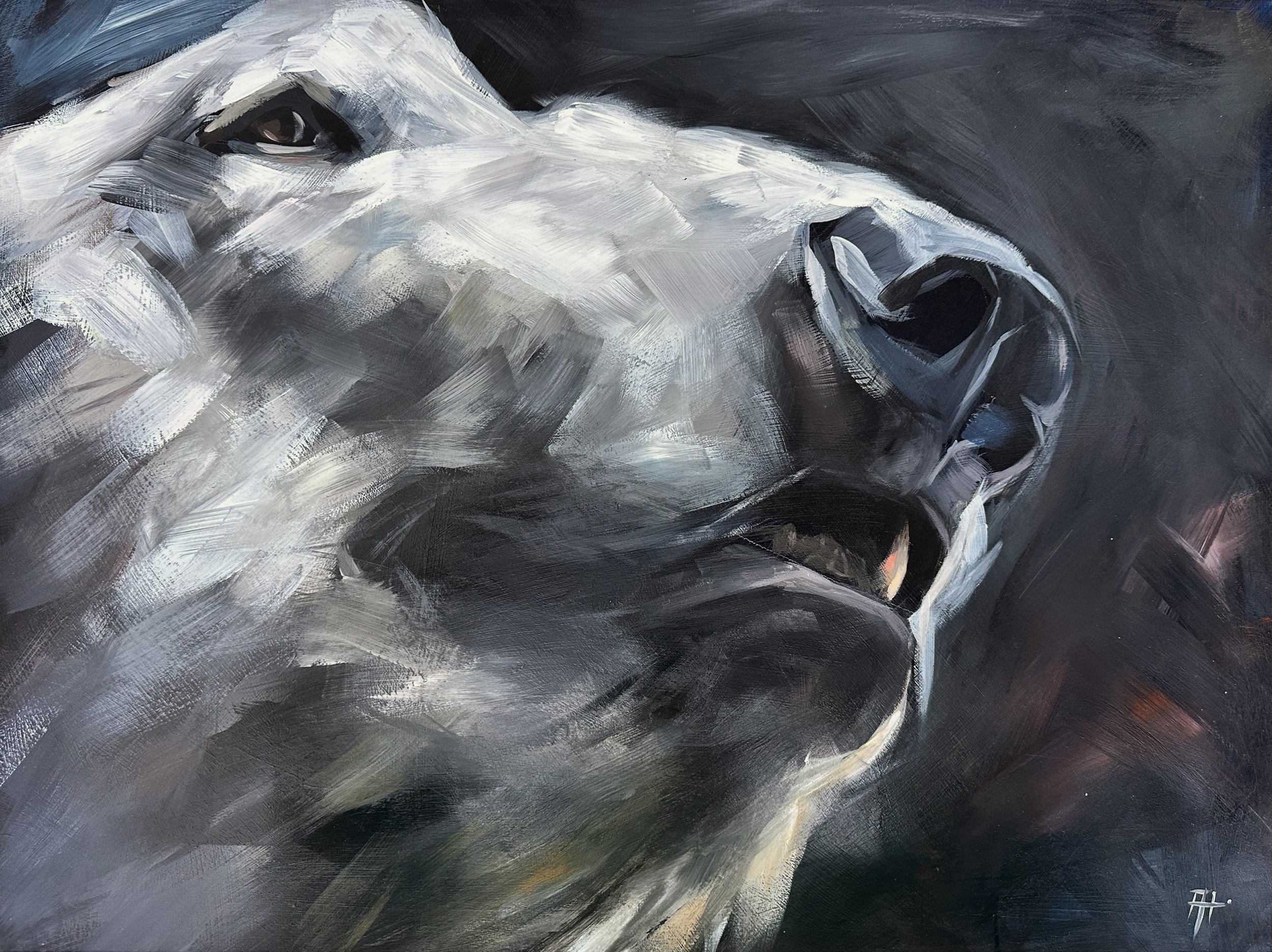 Hoover Nikita Polar Bear 18x24 Acrylic on Mylar Full.jpg (Copy)