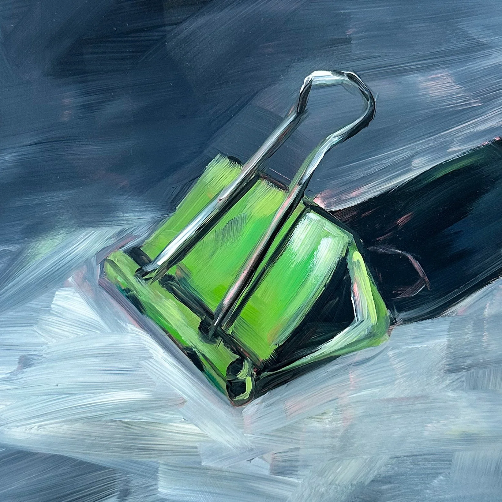 Hoover Green Clip Study 9x9 Acrylic on Mylar Detail.jpg