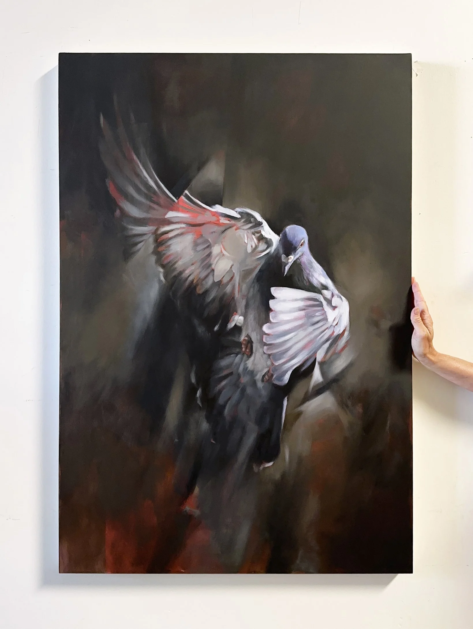 city phoenix pigeon painting aimee hoover D3.jpg (Copy)