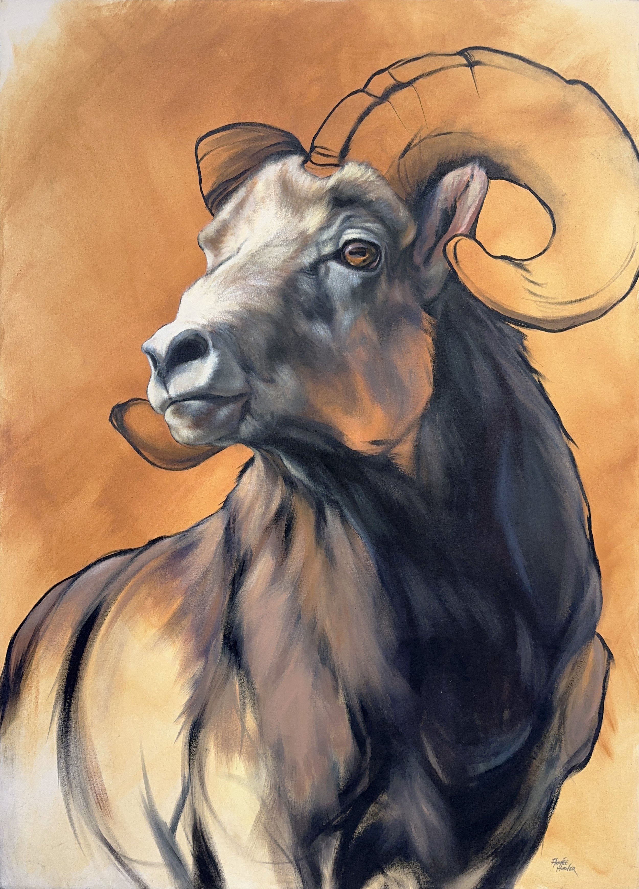 Hoover Bighorn Acrylic on Canvas 2014 46x64 Full.jpg