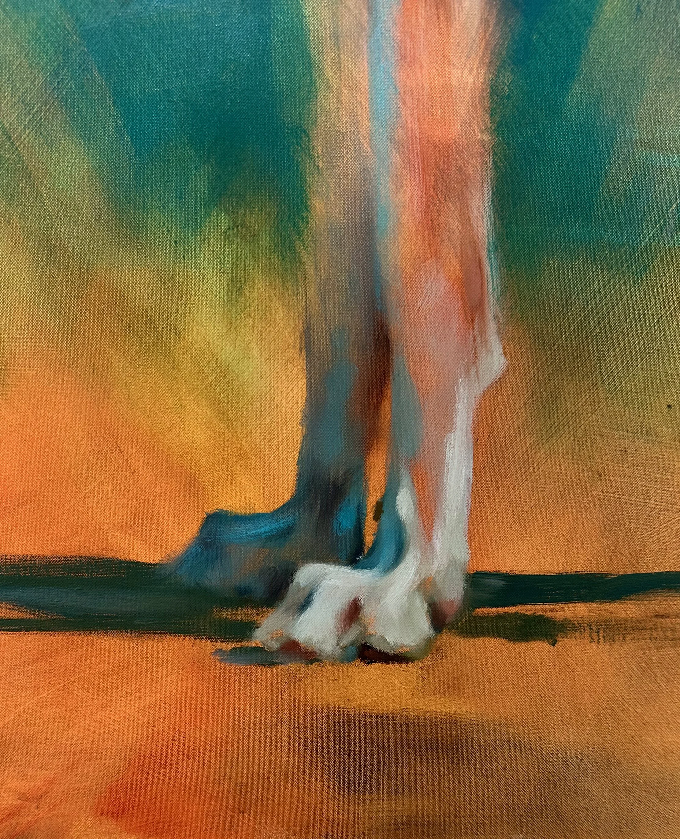 Hoover Ibizan Hound 40x40 Oil on Canvas Detail 4.jpg (Copy)