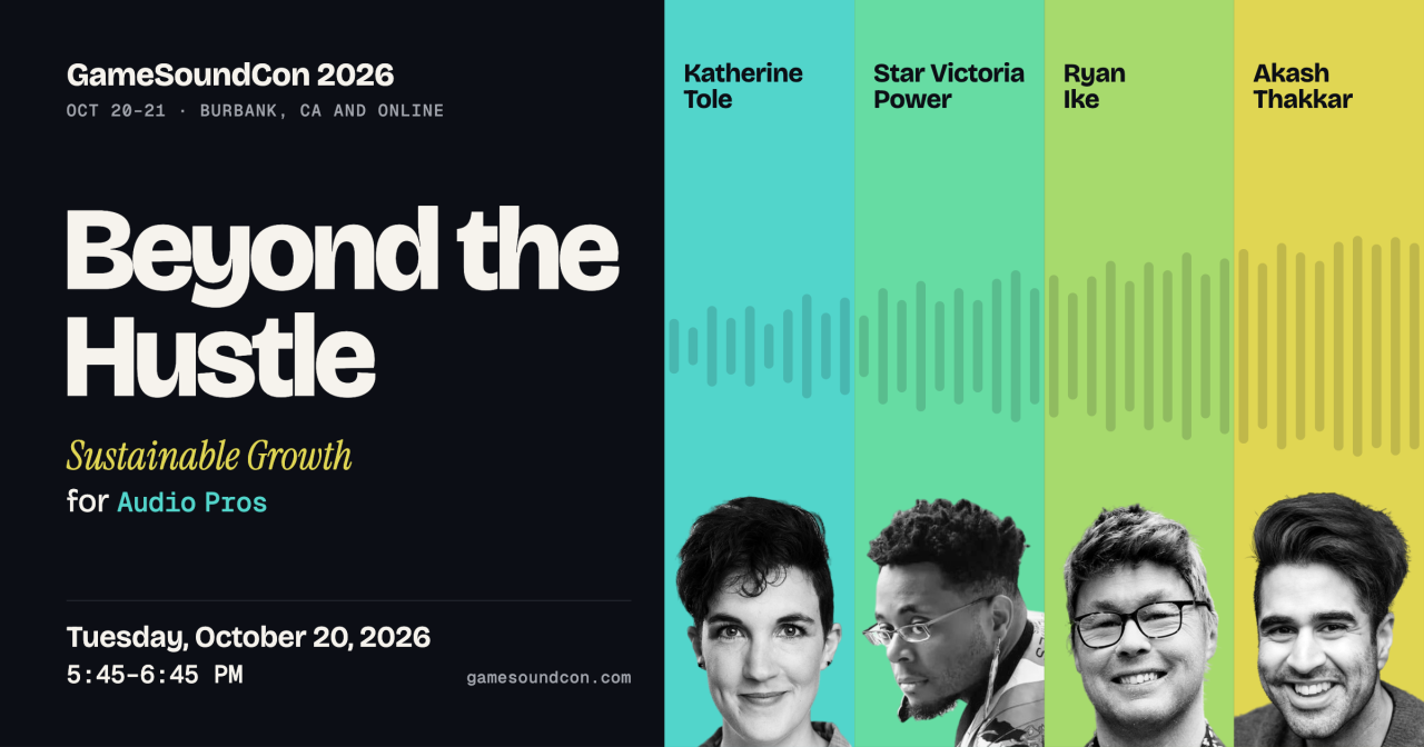 Speaking at GameSoundCon!