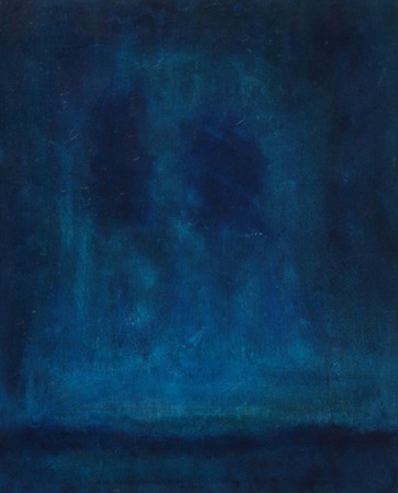 Blue Midnight. 30 x 24. Oil On WOOD. Sold