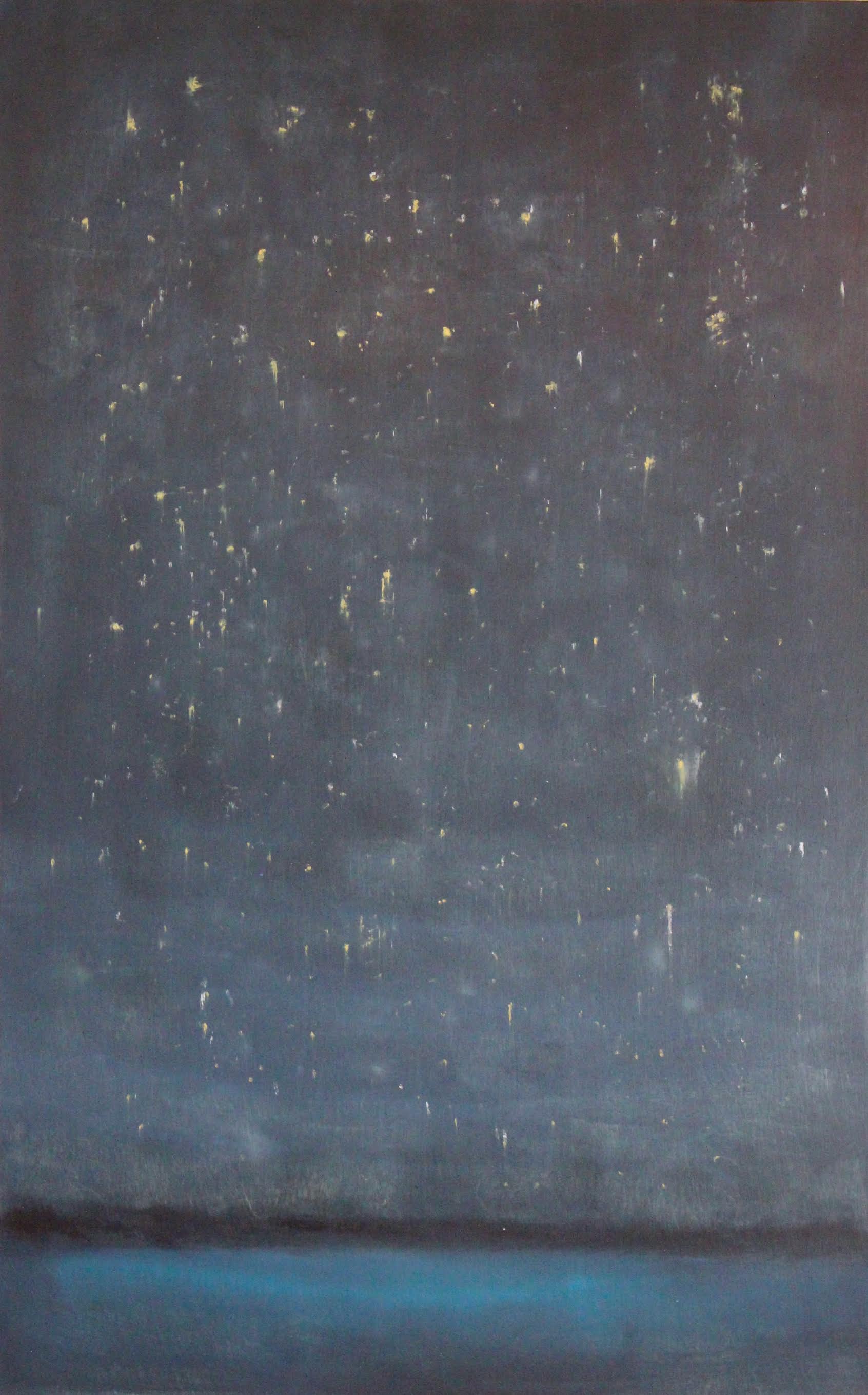 STARBRIGHT. 60 X 40. OIL ON WOOD. SOLD