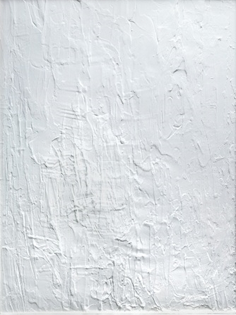 Bloom. 40 x 30. Plaster on Wood