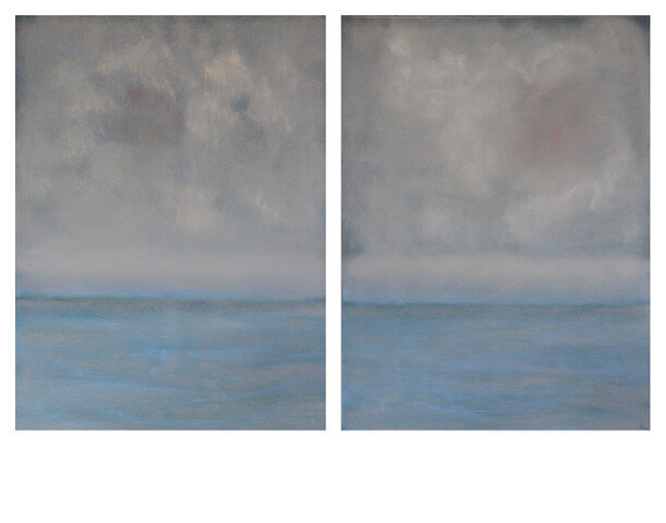 Days End I and II. 30 x 40. oil on linen. SOLD 