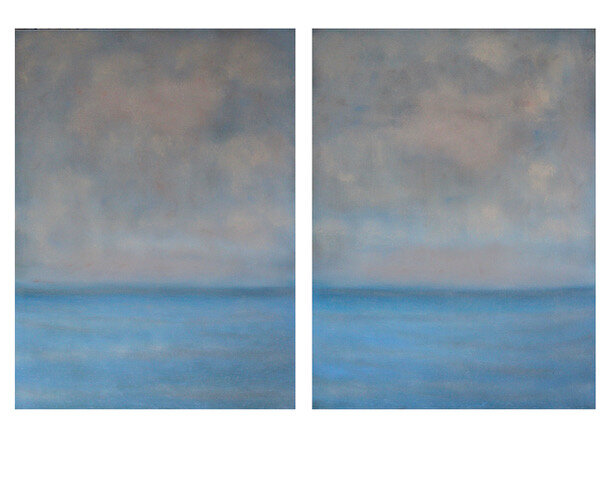 Gentle Sky I and II. 30 x 40. oil on linen. SOLD 