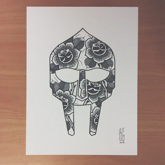 A3 - Commissioned "MF Doom' Mask