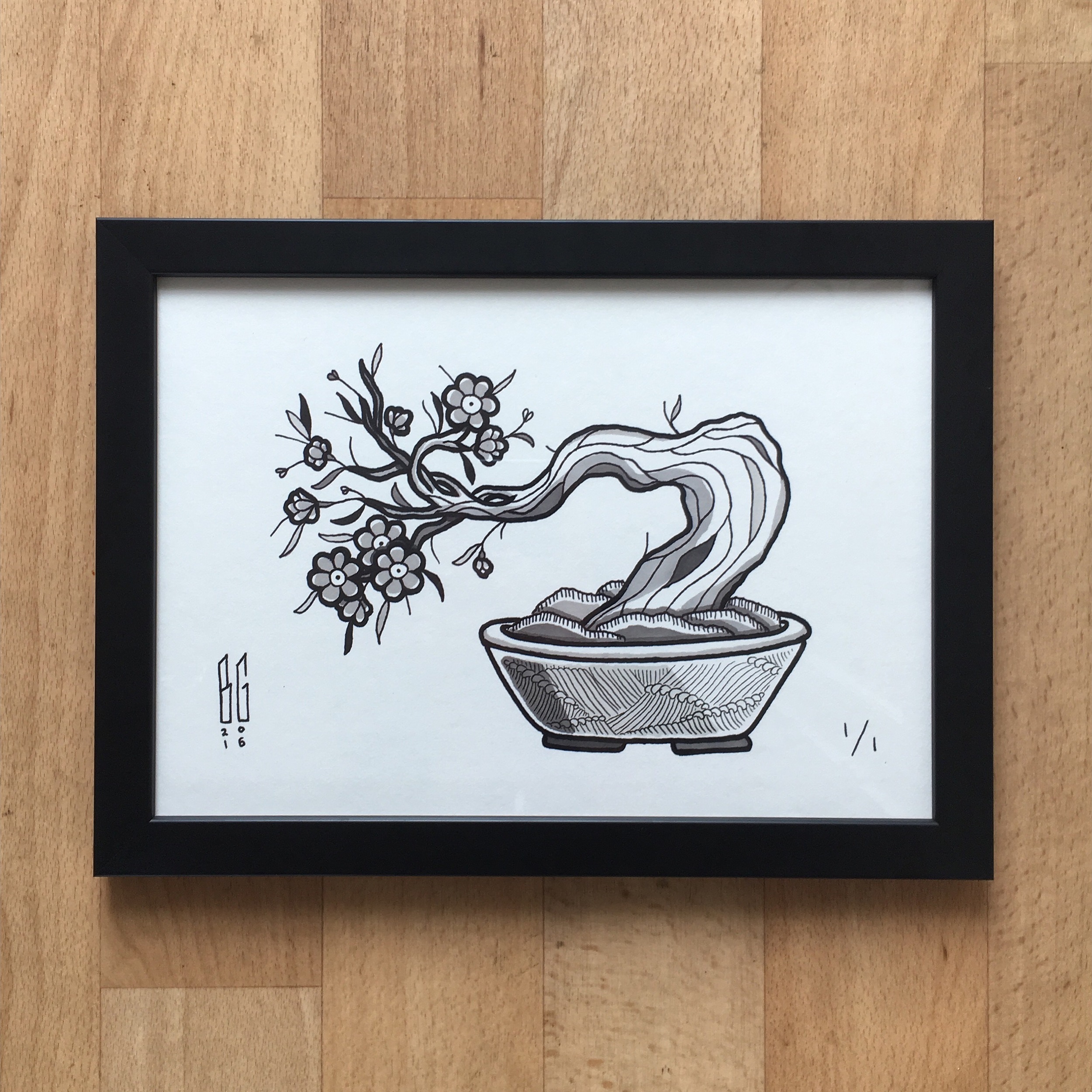 A4 - Bonsai Tree