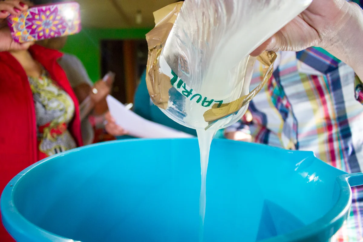 They have classes to make soaps, textiles and other artisan products. The women love the classes because it allows them to prove that they still are able to learn new skills.