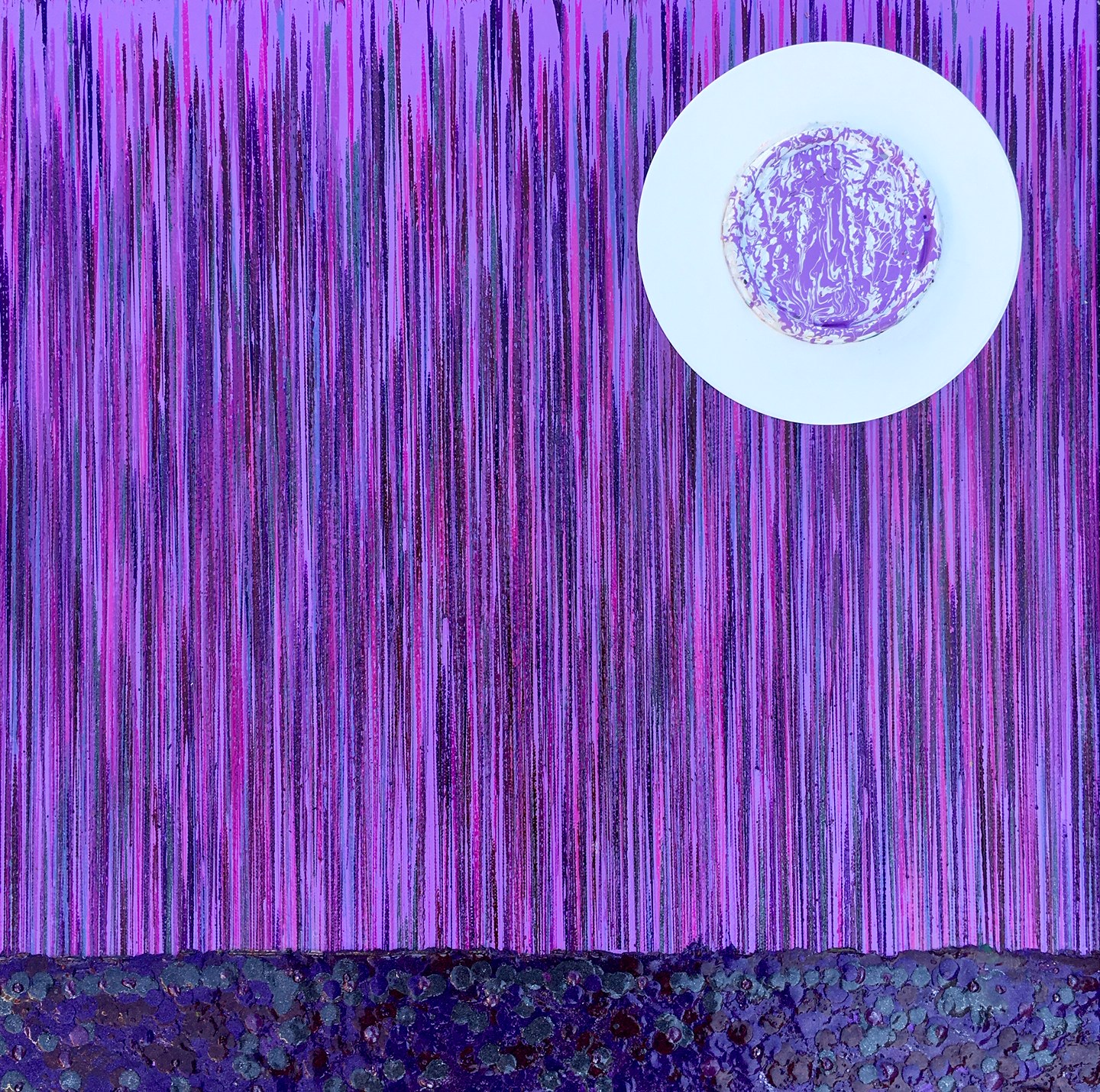 Purple Rain Falls On The Waters Of Lake Minnetonka At Night
