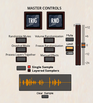Drag & Drop + Master Controls