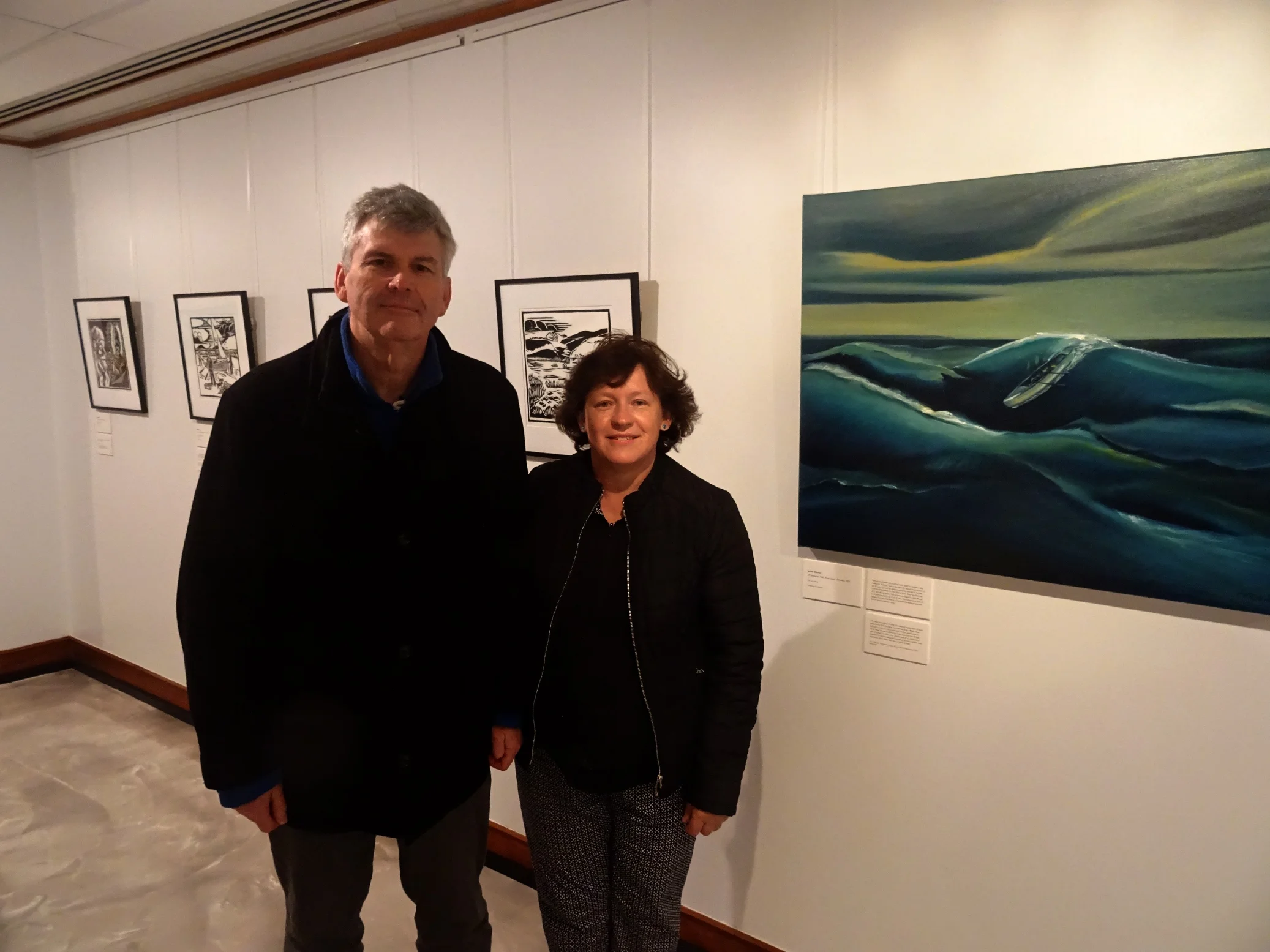 Stories in Ink exhibition - Judith and Andre