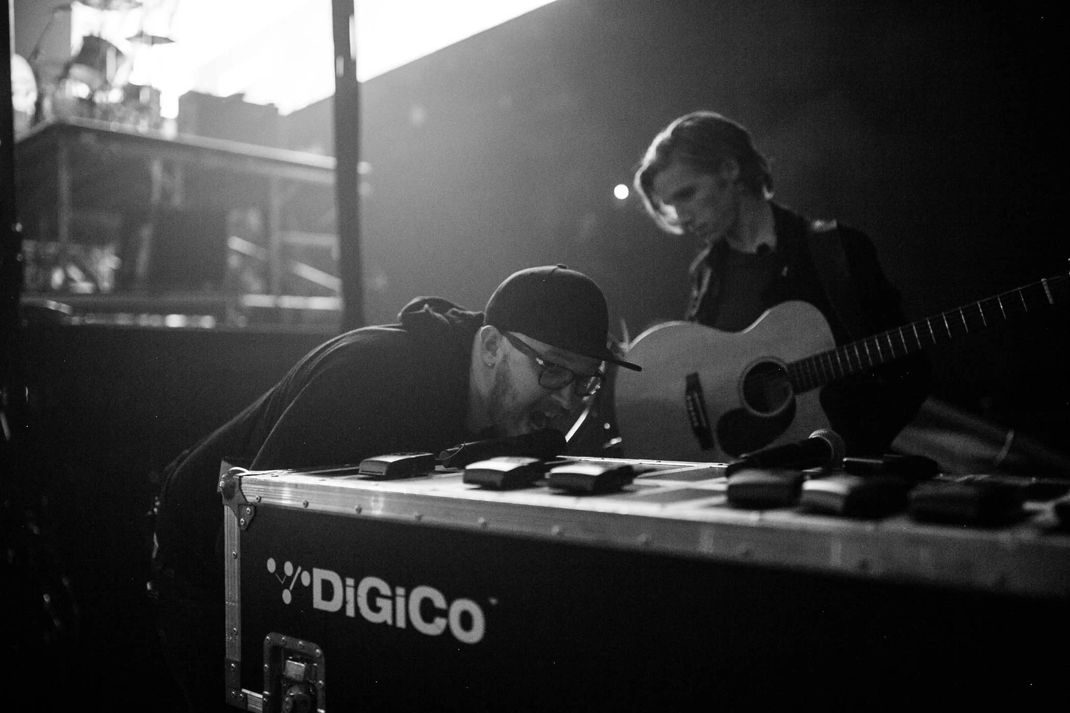 McClarney eating someones microphone. 