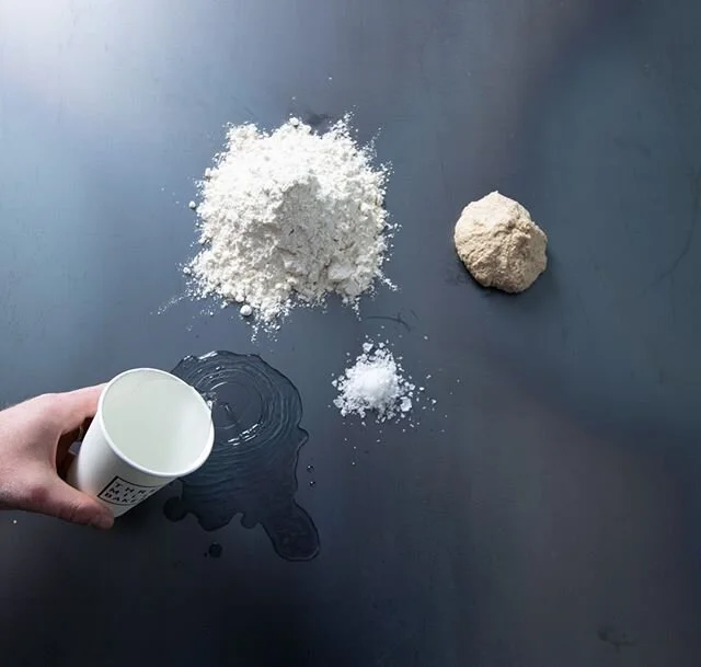 It is all you need ....
Flour. Water. Salt.
And a bit of culture!

We could teach you how to make your own AMAZING sourdough!
Beyond Bread & Butter: A Celebration of Sourdough
Available from our Cafe, online, or from select local bookstores and IGAs

https://www.threemillsbakery.com.au/shop/hot-cross-bun-b3k5w-z6efw