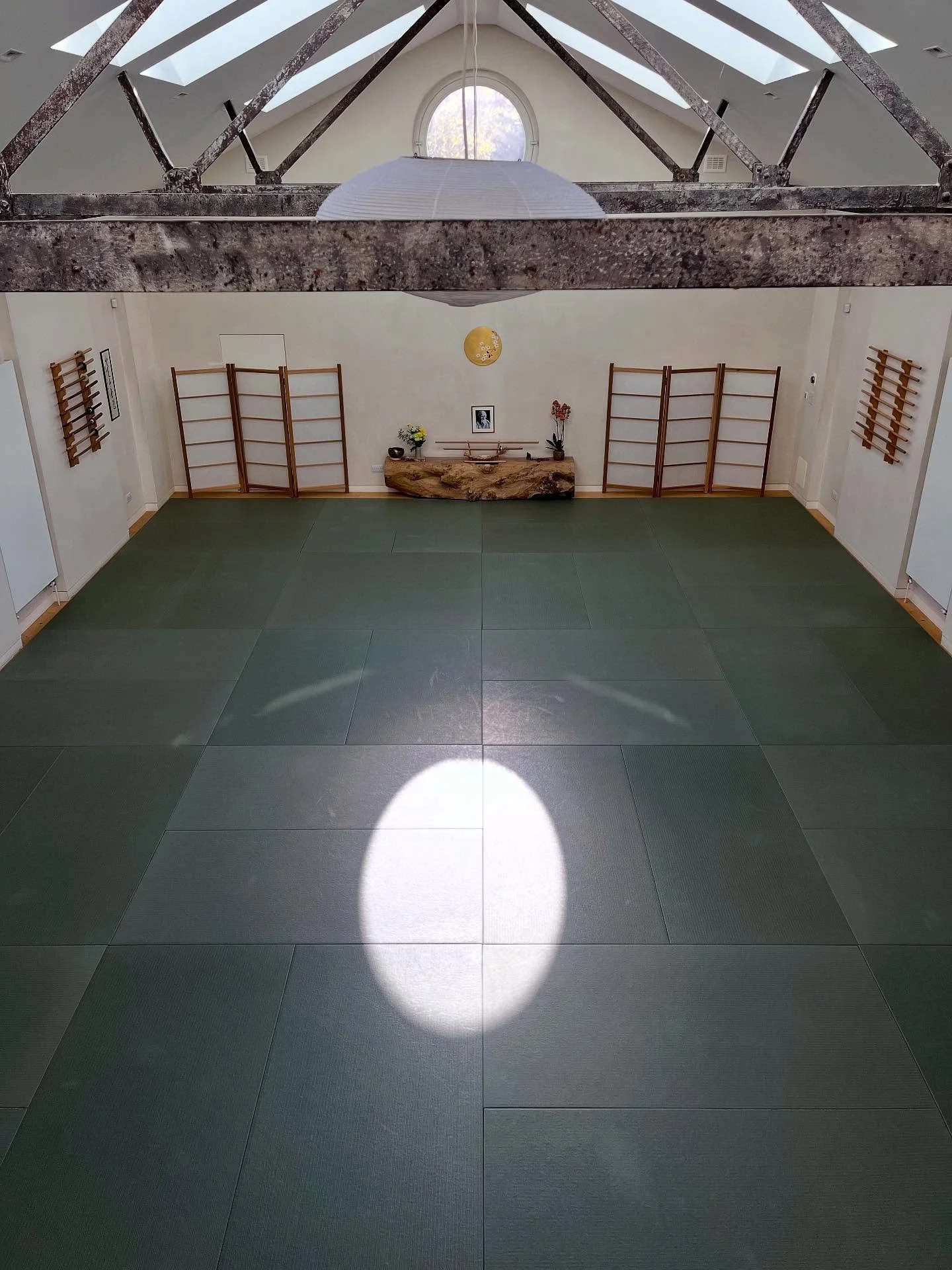 Weather dependent dojo clock. Mid day☀️ 

#dojo #dojolife #aikidodojo