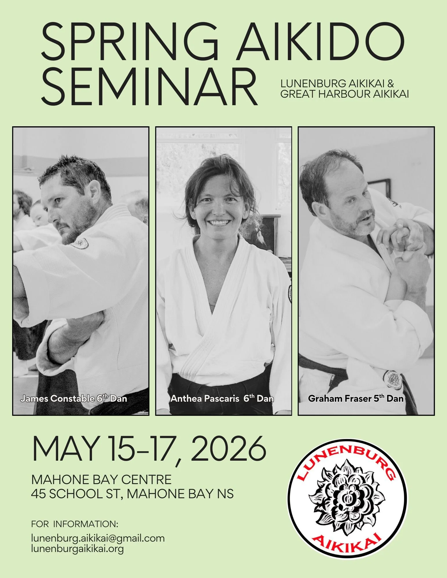 SPRING AIKIDO SEMINAR, Lunenburg Aikikai, Canada