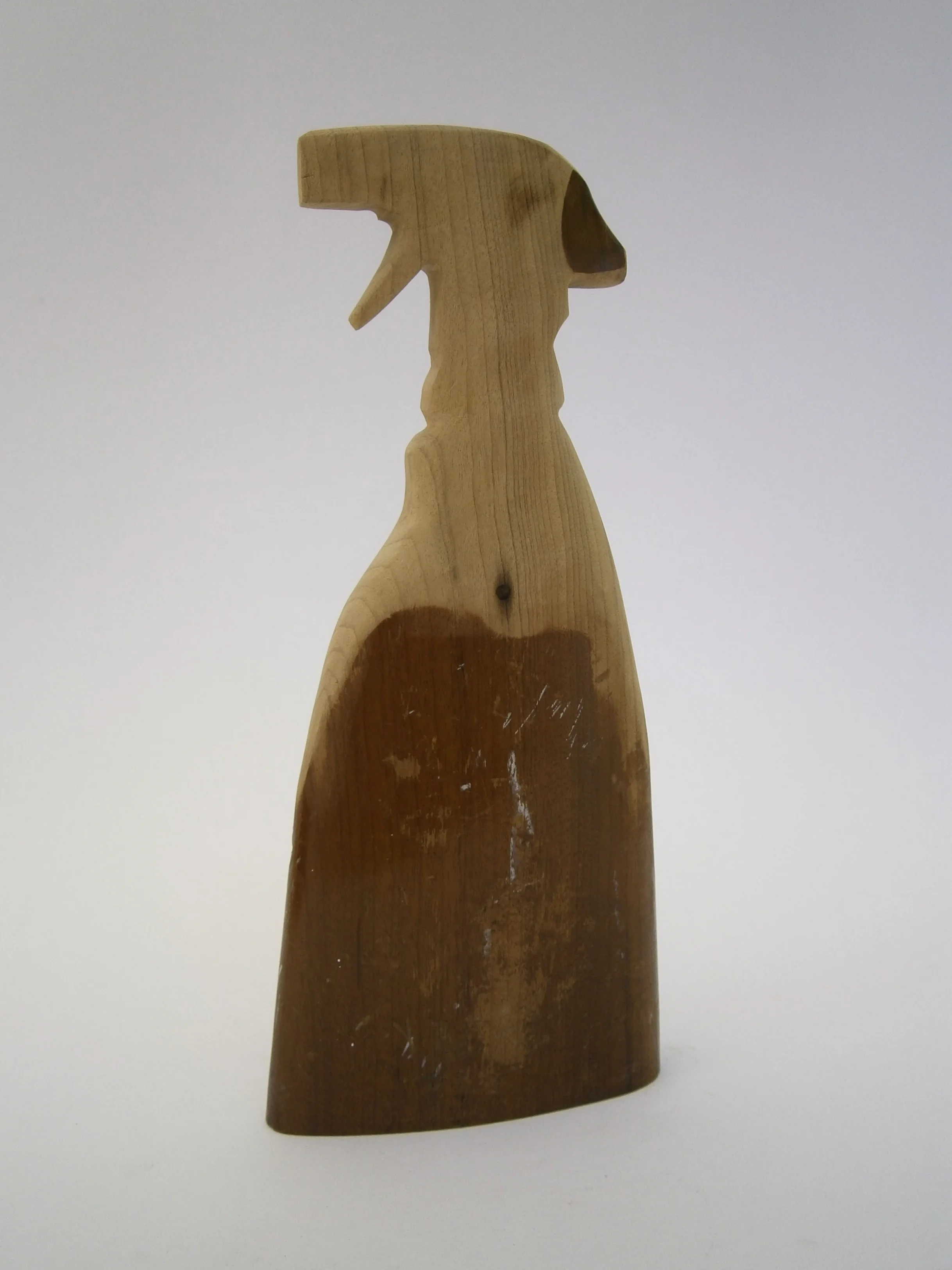 The Cleaner, 2014 Wooden Gun Butt 26.5 x 11.5 x 4 cm