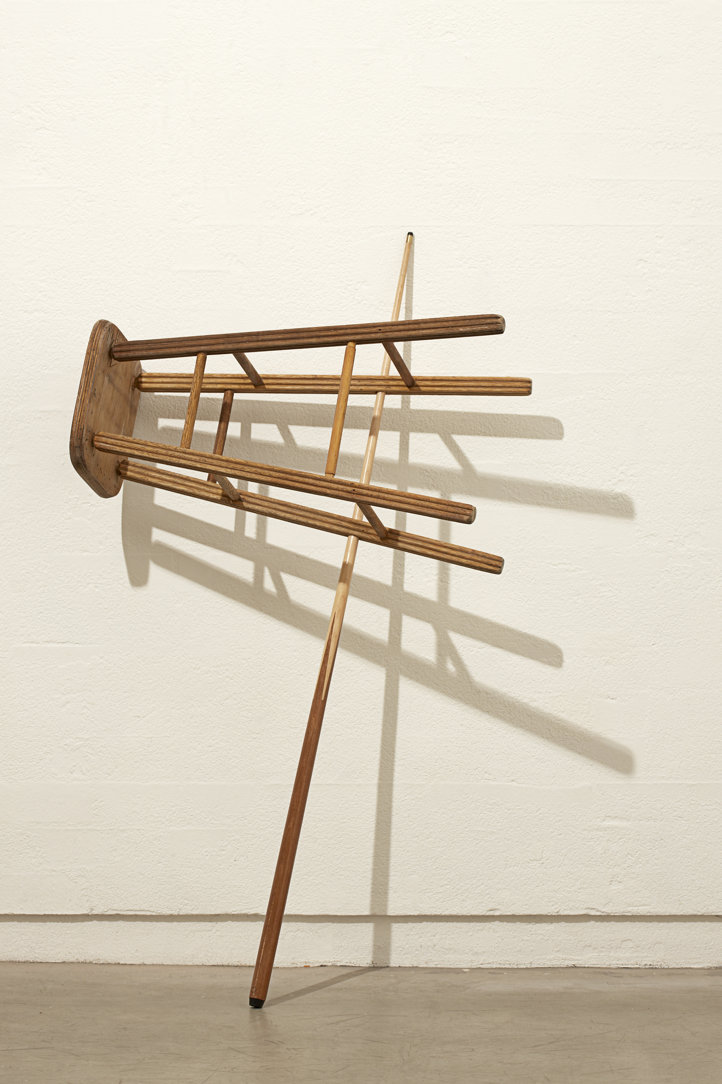  Cue/Stool, 2009 Cue and Stool 136 x 80 x 55 cm as exhibited 