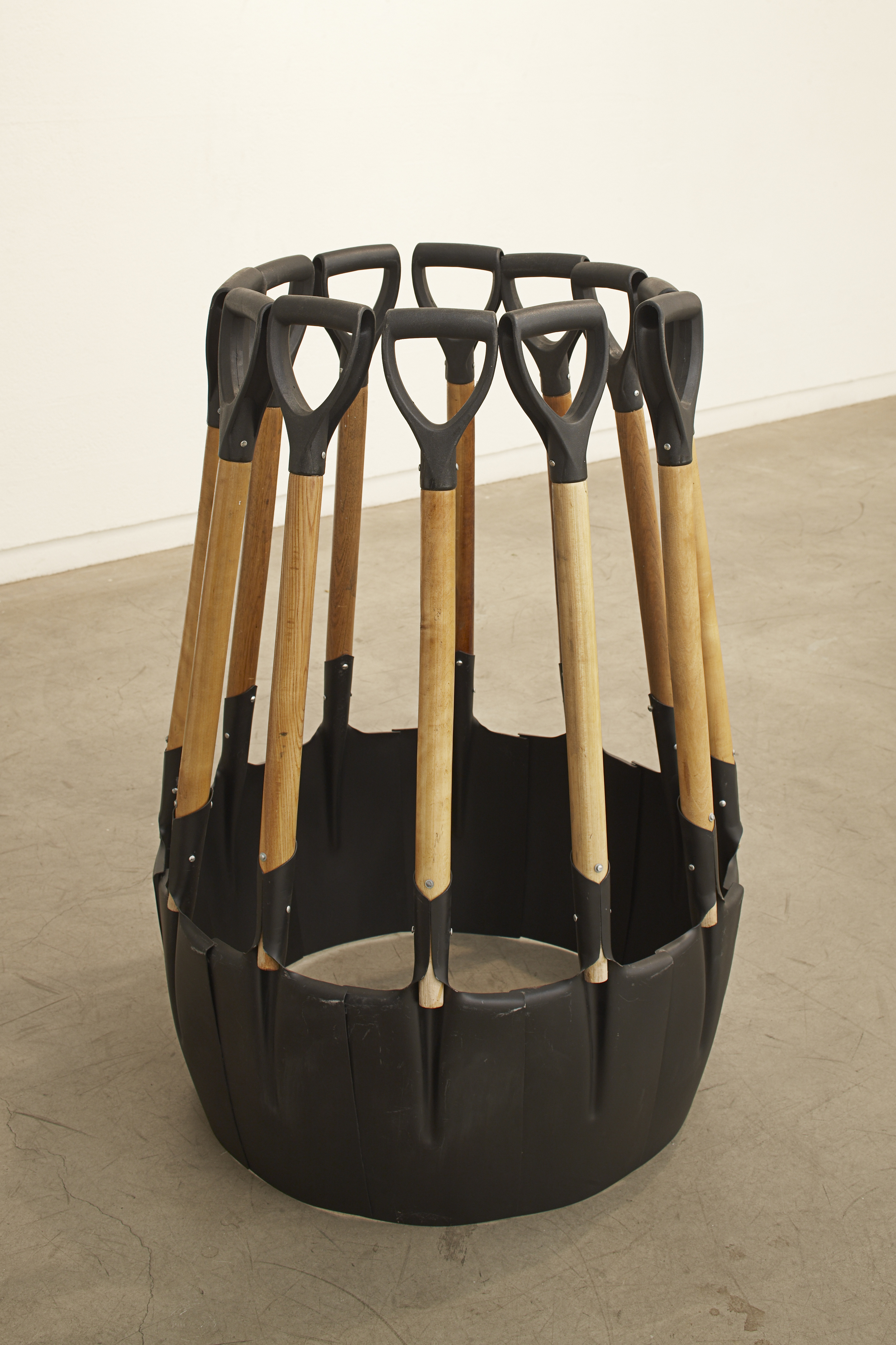  In Advance of the Broken Army, 2009 Steel, Wood 102 x 73 x 72 cm 
