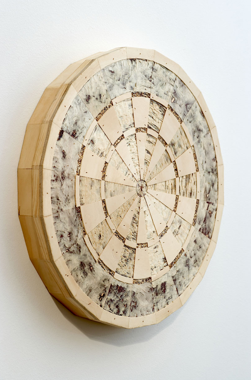   HALF CUT, 2007   Plywood   49 x 49 x 6 cm  