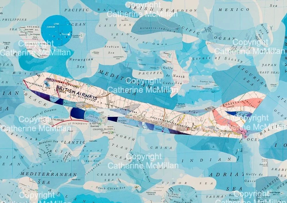 BA Jumbo Jet Cruising