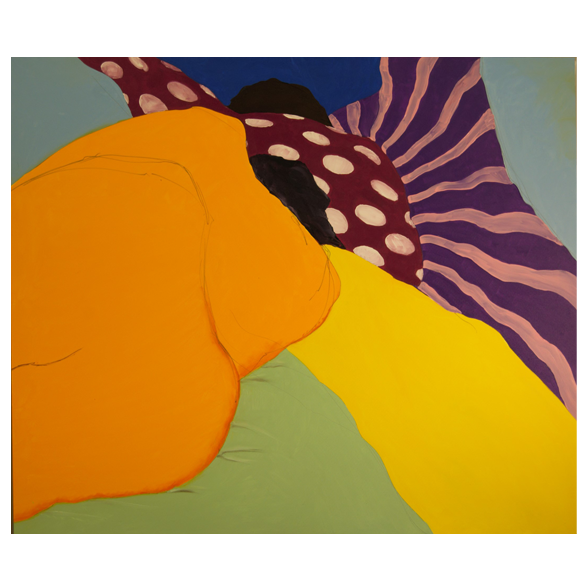 Lovers Asleep 58”x68” oil/canvas