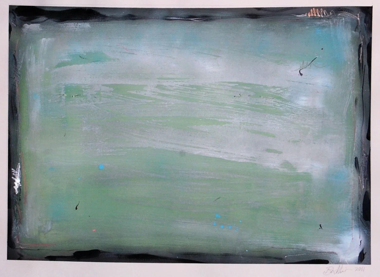 Tin Can  19”x22”  mixed media on 60# Bristol