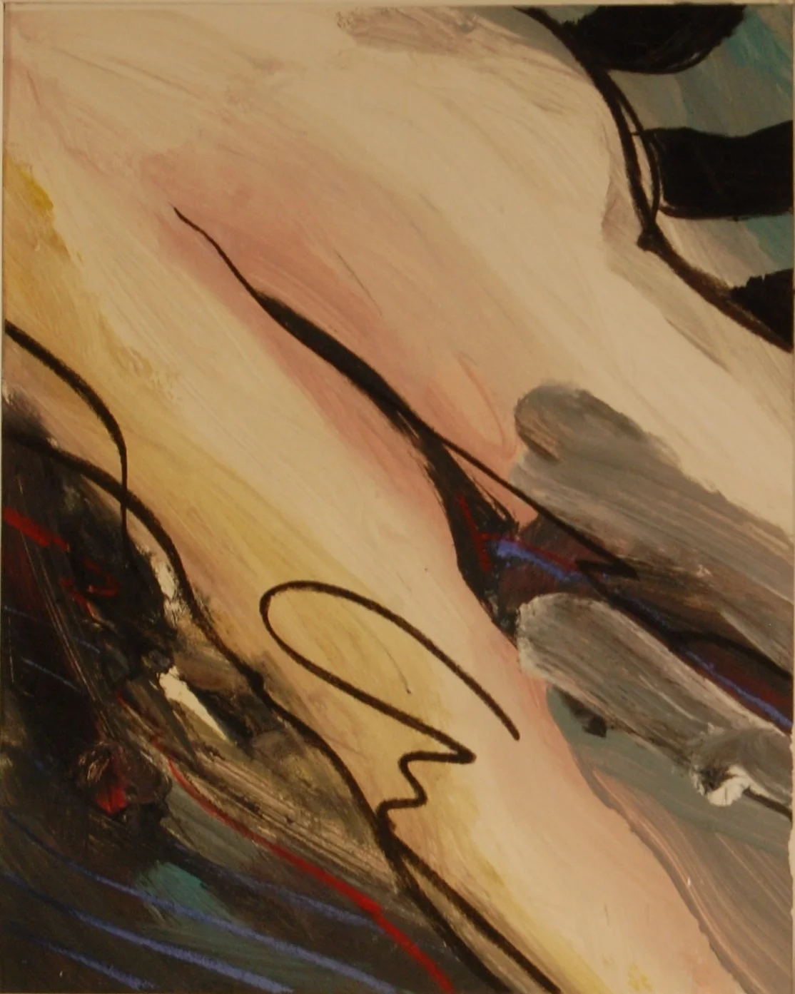 No Pants   11”x14” mixed media 60# Bristol