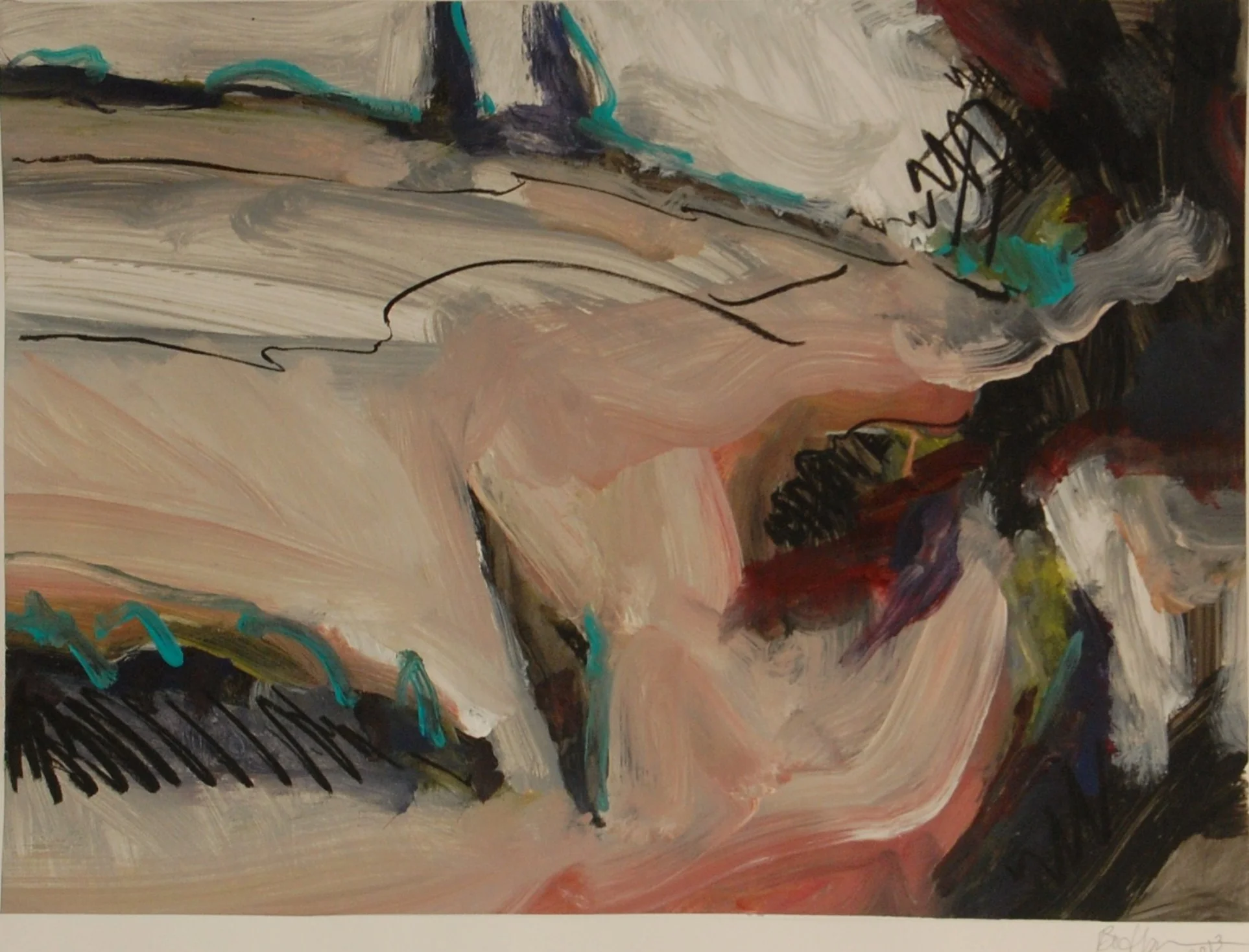 Breath 11”x14” mixed media  60# Bristol