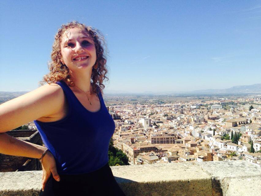 A top the Alhambra in Granada, one of my favorite places in the world.