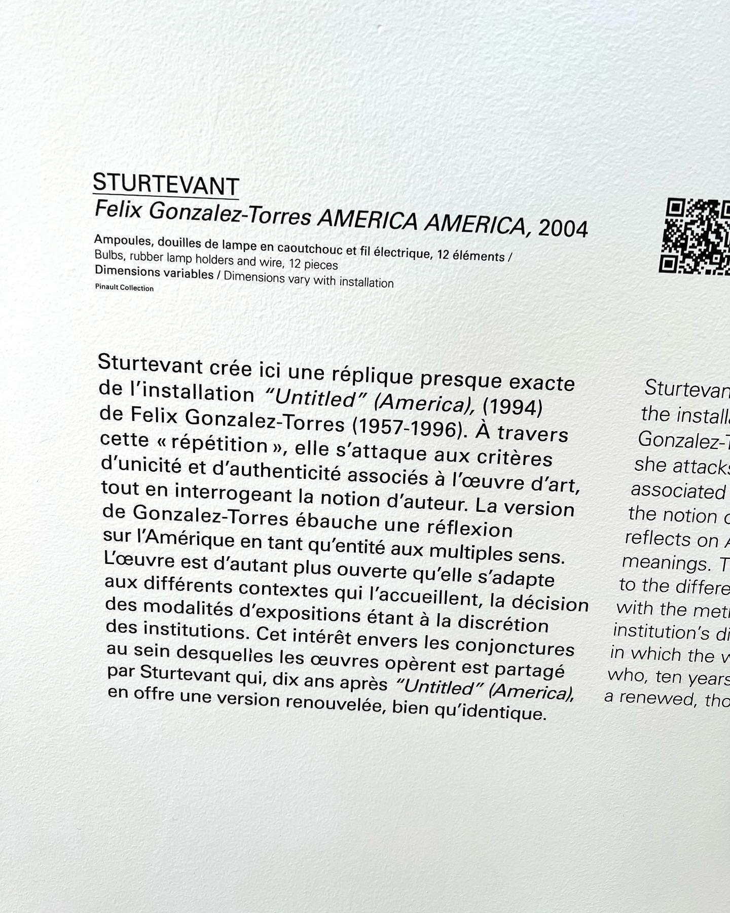 These 2 Sturtevant pieces are thrilling, divisive, and frustrating as they provoke much reflection around the works, as the ideas around the work activate so much more than the objects. 
Still radical. 
Really enjoying - since the MOMA retrospective 