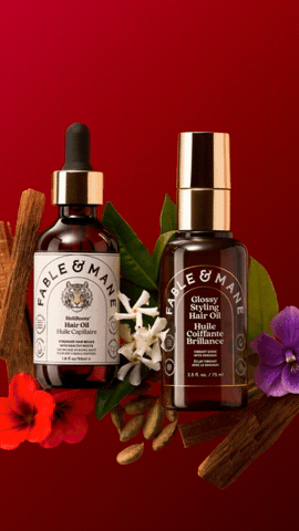 F&M HoliRootsOil GlossyStylingHairOil Scent