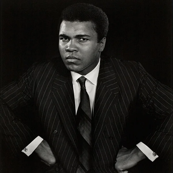 Photograph of the boxer Muhammed Ali