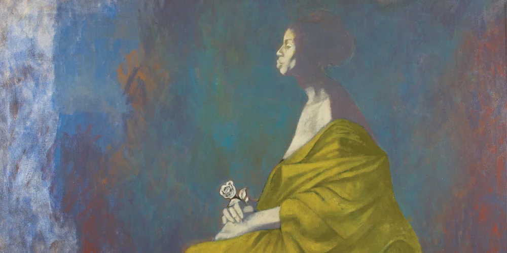 Charles White, Untitled (detail), c. 1969, Oil on canvas, From the collection of Myrna Colley-Lee.