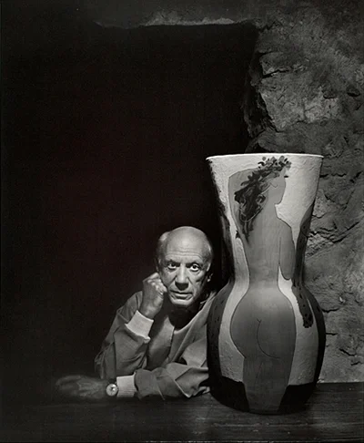 Yousuf Karsh (Canadian, 1908–2002), Pablo Picasso , 1954 (printed 1983), gelatin silver print, ed. 69/100, Gift of William Richard and Judith Ann Smith, LSUMOA 2005.4.1.12