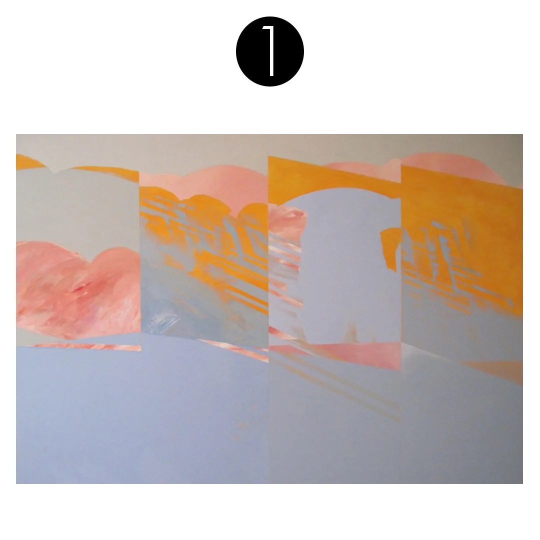 James Burke, Theme in Four Movements, LA #7 , 1985, acrylic on canvas, Purchased with funds from Friends of the LSU Museum of Art Endowment, LSUMOA 2010.1