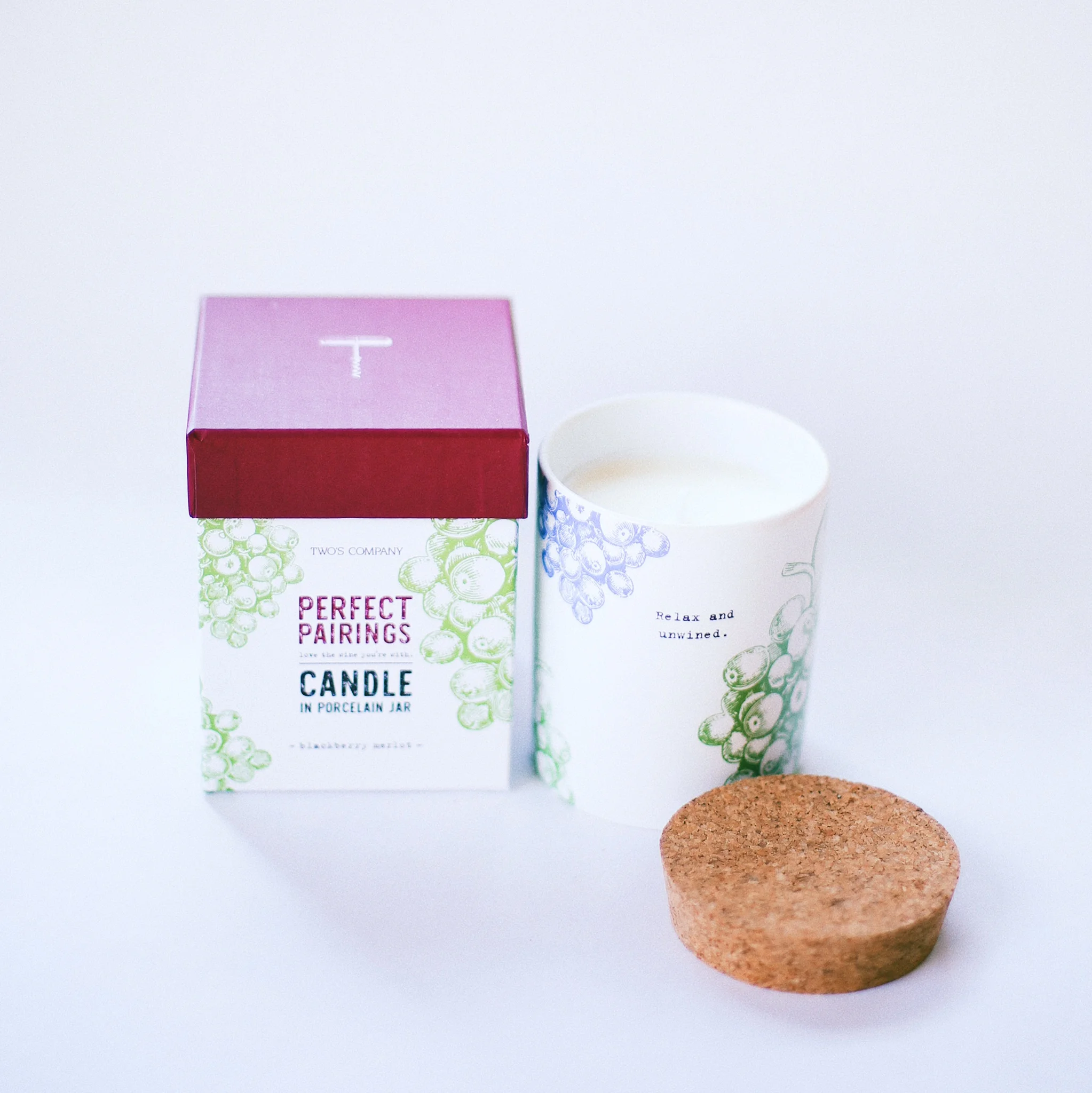 Wine-scented candle $20 Item #019218507492