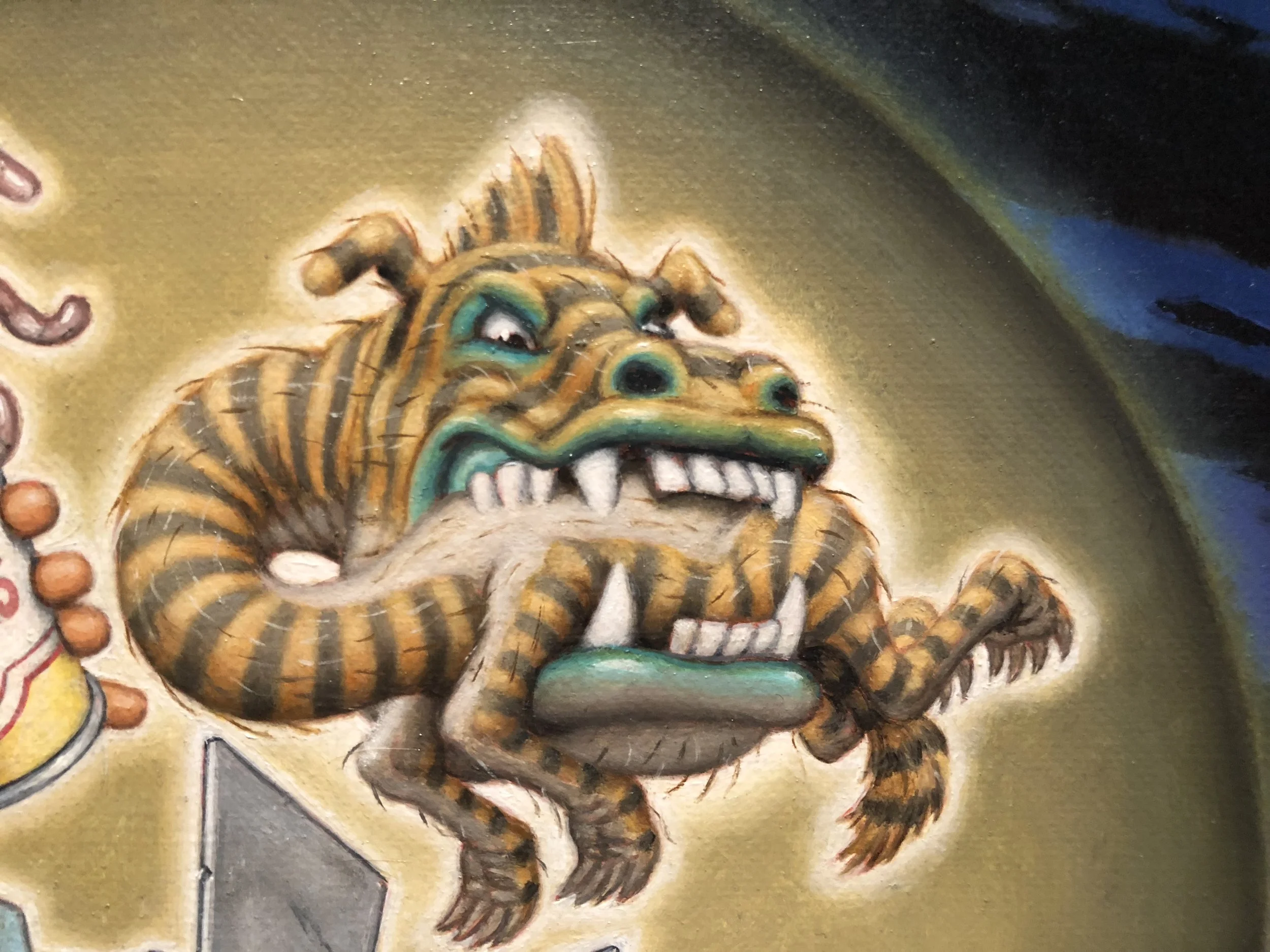 Robert Williams, The Fraught Proposal (detail), 2014, oil on canvas