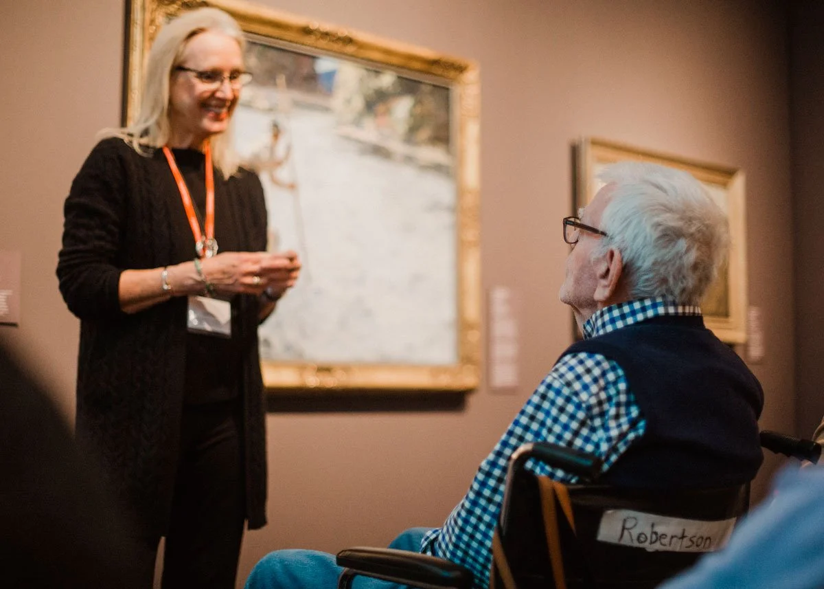 Country Roads: That Reminds Me - At LSU Museum of Art, Laura Larsen leads tours designed for people with dementia