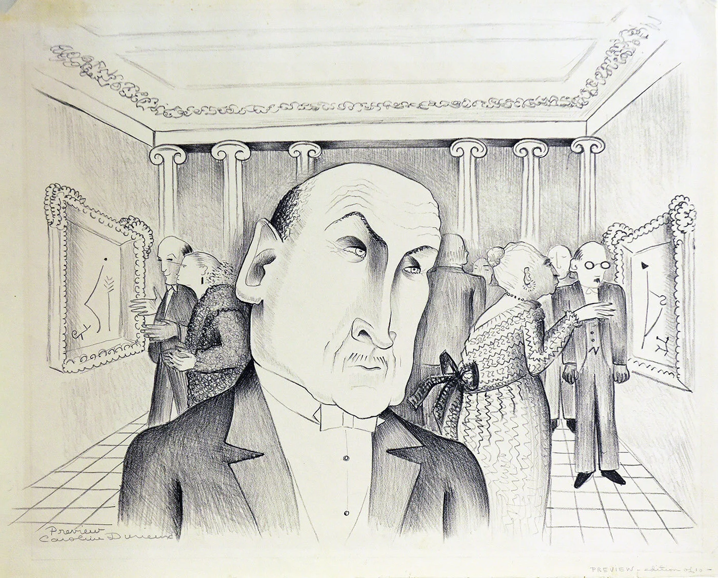 CANCELED Exhibition Opening / Conspicuous: Satirical Works by Caroline Durieux