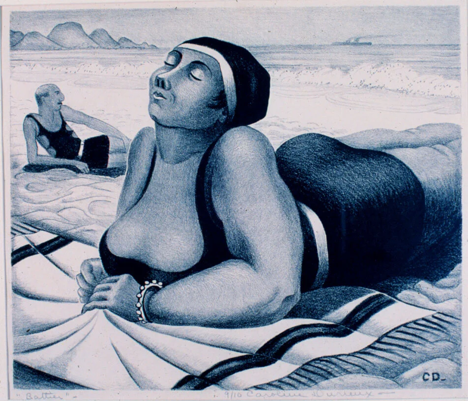 Virtual Third Thursday: Closer Look at "Conspicuous: Satirical Works by Caroline Durieux"