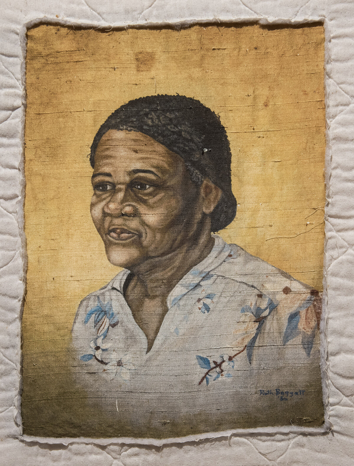 Letitia Huckaby, American, b. 1972, Aunt Willie, 2010, pigment print on silk, Courtesy of Vera Barnett