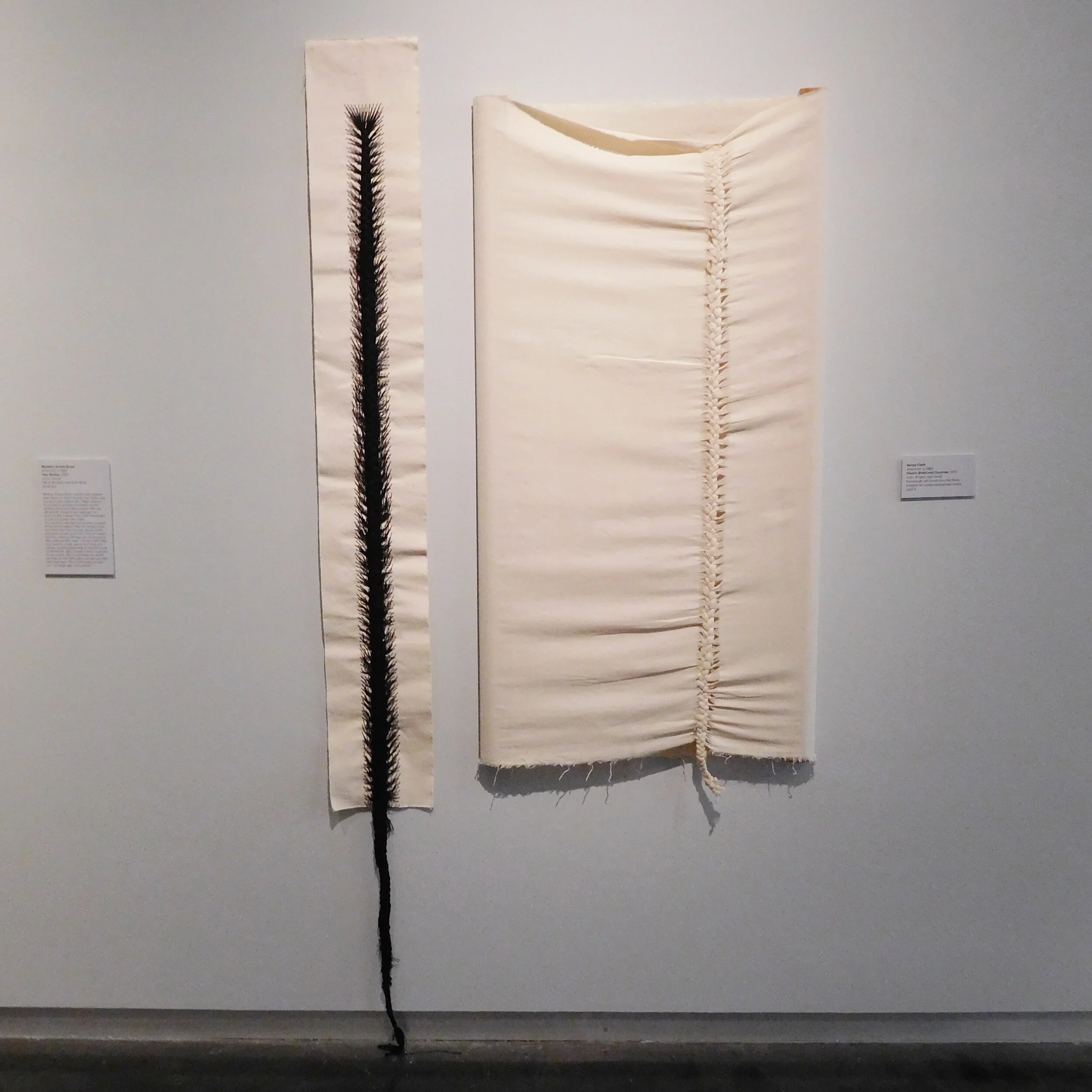 Closer Look at Sonya Clark's "French Braid and Cornrow" by Clarke Brown 