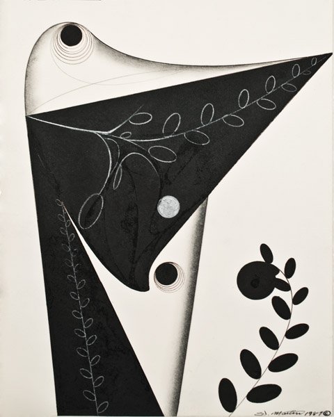  Eugene James Martin, Untitled, 1987, ink on paper, Gift of Suzanne Fredericq in Memory of Eugene Martin, LSUMOA 2008.10.11 