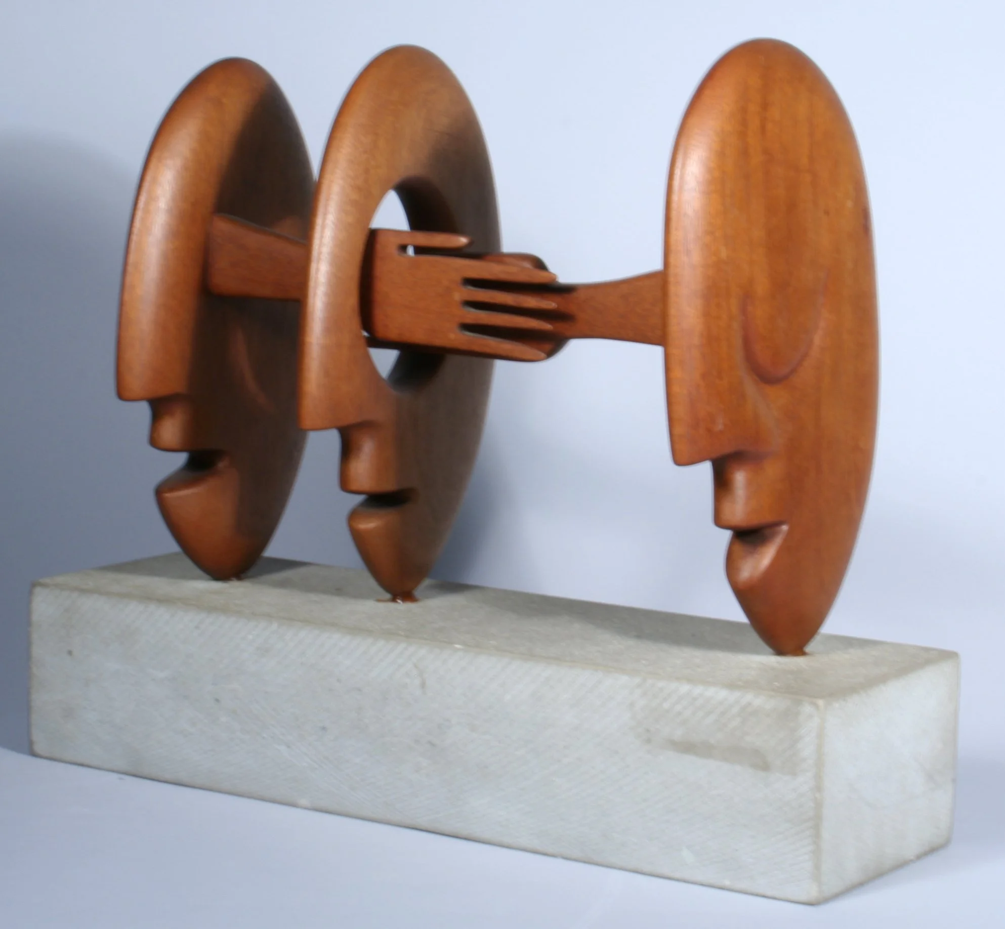  Frank Hayden,  Untitled , 1981. Mahogany on a stone base. Collection of the Louisiana Art &amp; Science Museum, Baton Rouge 