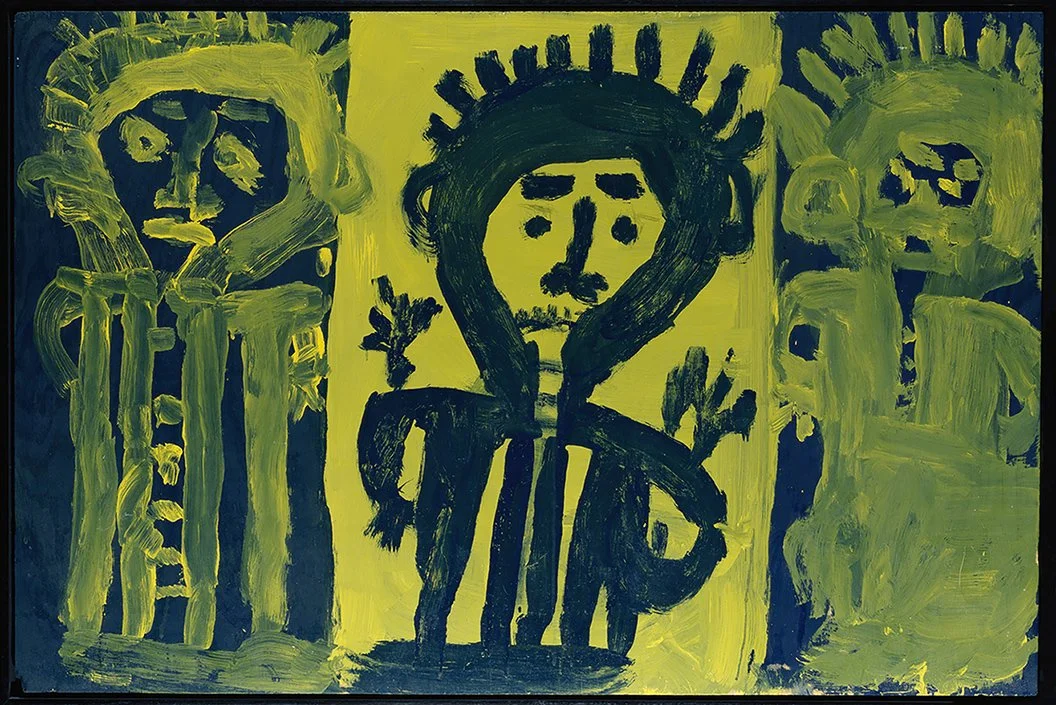  Mary T. Smith (1904–1995),  Untitled , Hazlehurst, Mississippi, 1976, paint on wood panel, 32 x 48 x 1/4 in., American Folk Art Museum, New York, Blanchard-Hill Collection, gift of M. Anne Hill and Edward V. Blanchard, Jr., 1998.10.47. Photographed 