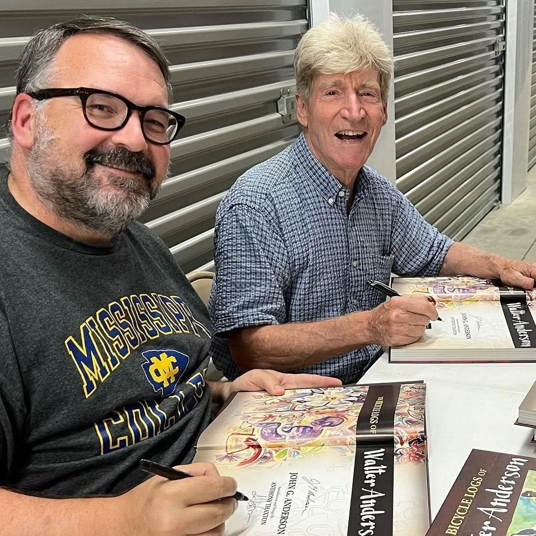   Walter Anderson: The Extraordinary Life and Art of the Islander  filmmaker Anthony Thaxton and Walter Anderson’s son, John Anderson 