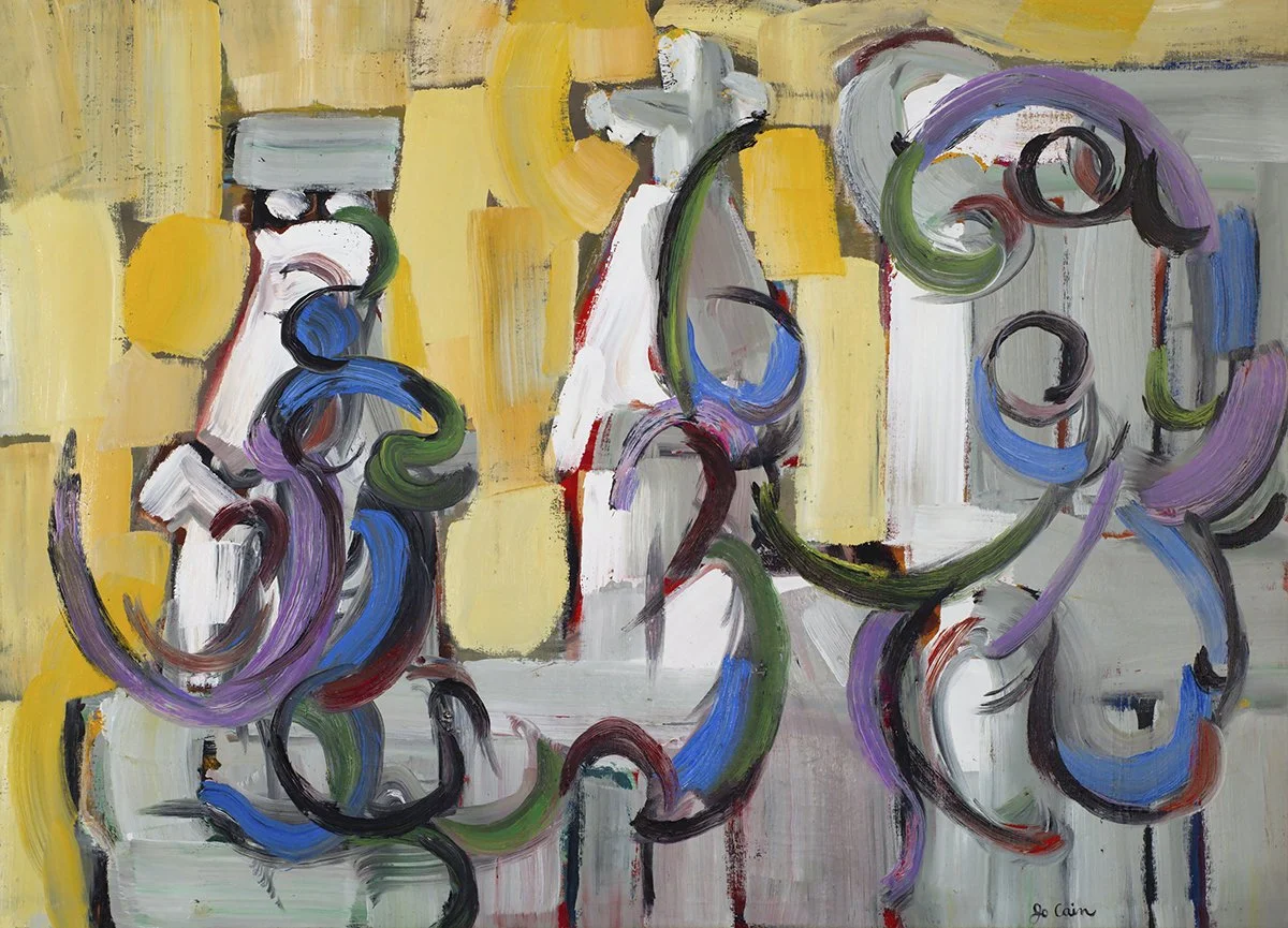  Joseph Cain (1904–2003),&nbsp; Ghosts of St. Louis Cemetery , 1950-1959, Oil and acrylic on canvas, 45 1/2 x 62 1/8 inches. Image courtesy of The Johnson Collection, Spartanburg, South Carolina 
