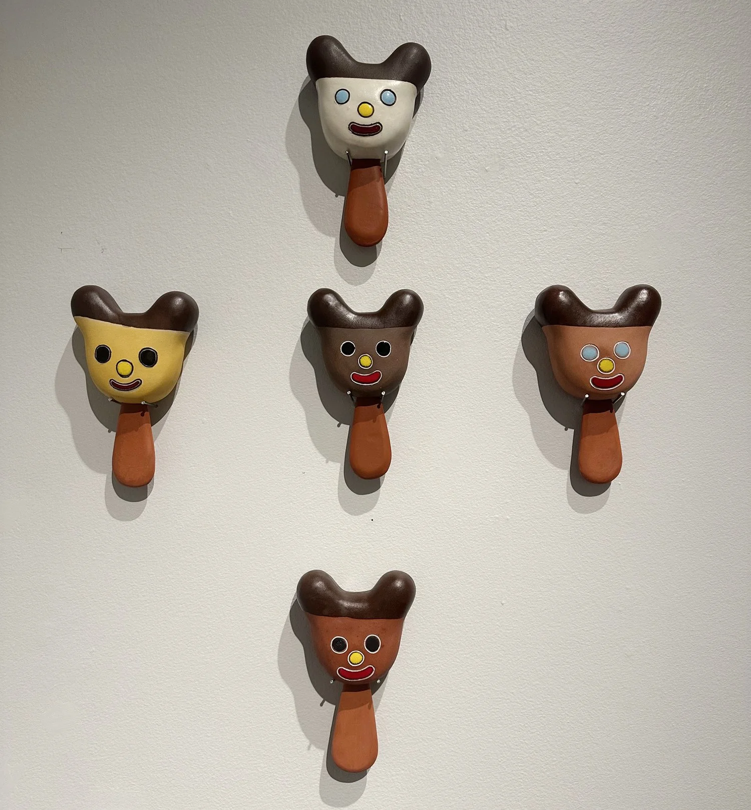 Michaelene Walsh (American), Dolls (Ice Cream Dolls), 2012. Ceramic. Gift of Michael D. Robinson and Donald J. Boutte.